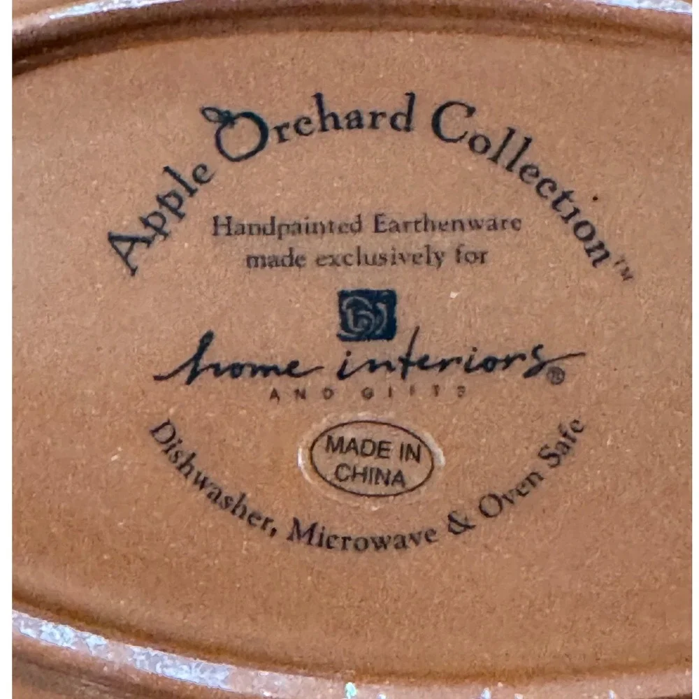 Home Interiors and Gifts handpainted earthenware